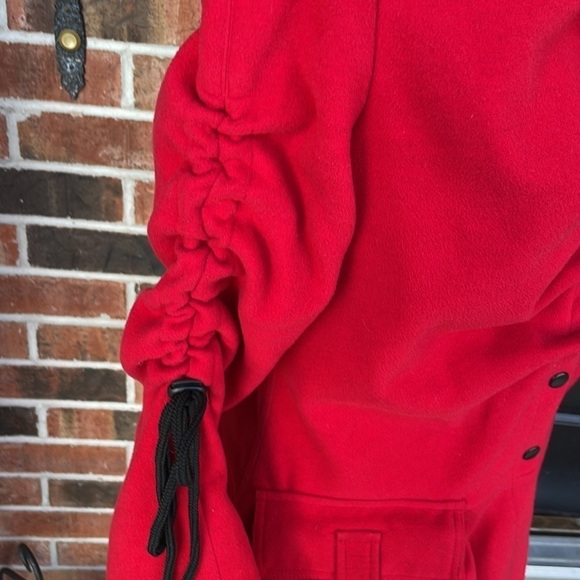 Katherine‎ Barclay Red A-line Coat - Picture 4 of 10
